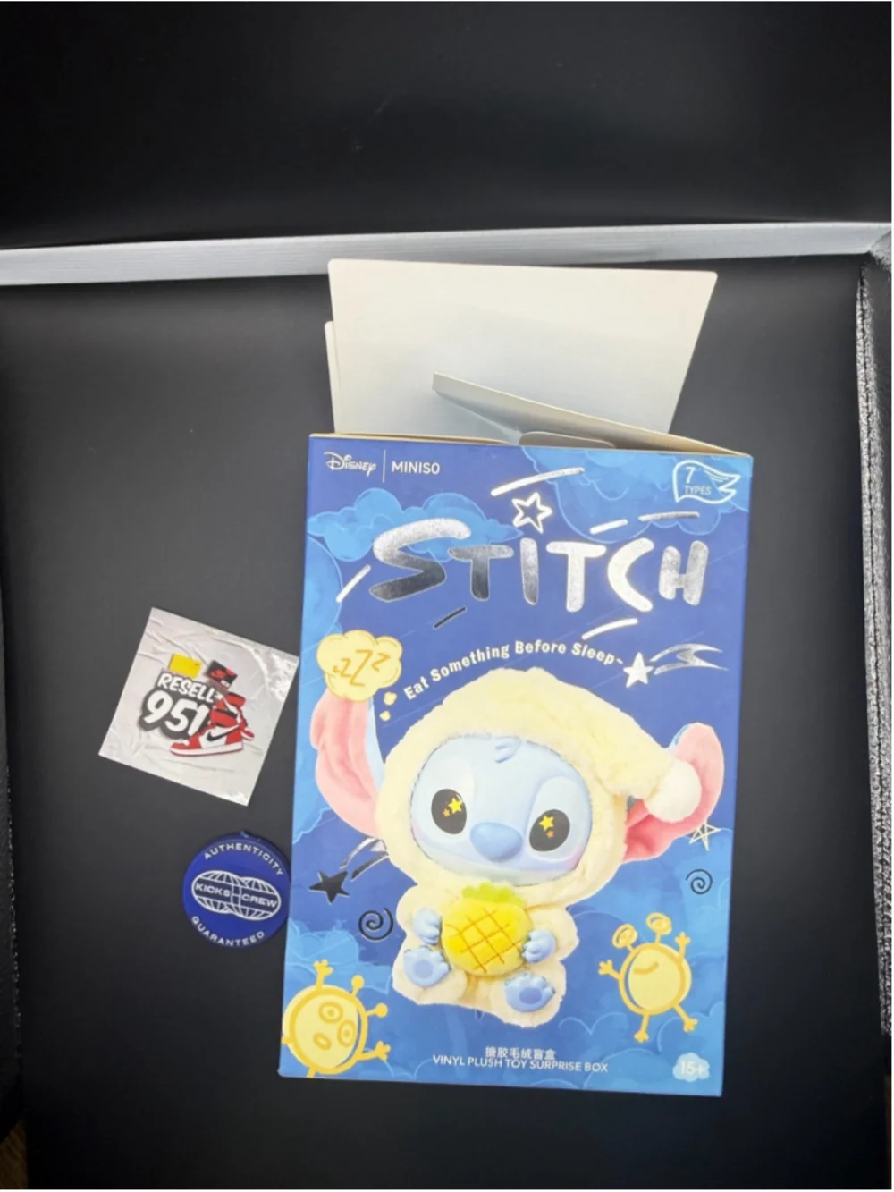 Pop Mart Disney Stitch Sour Pineapple Plush Keychain Figure